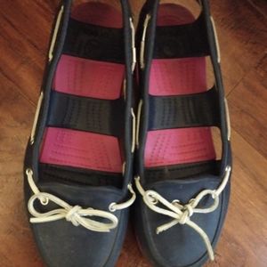 Crocs boat shoes